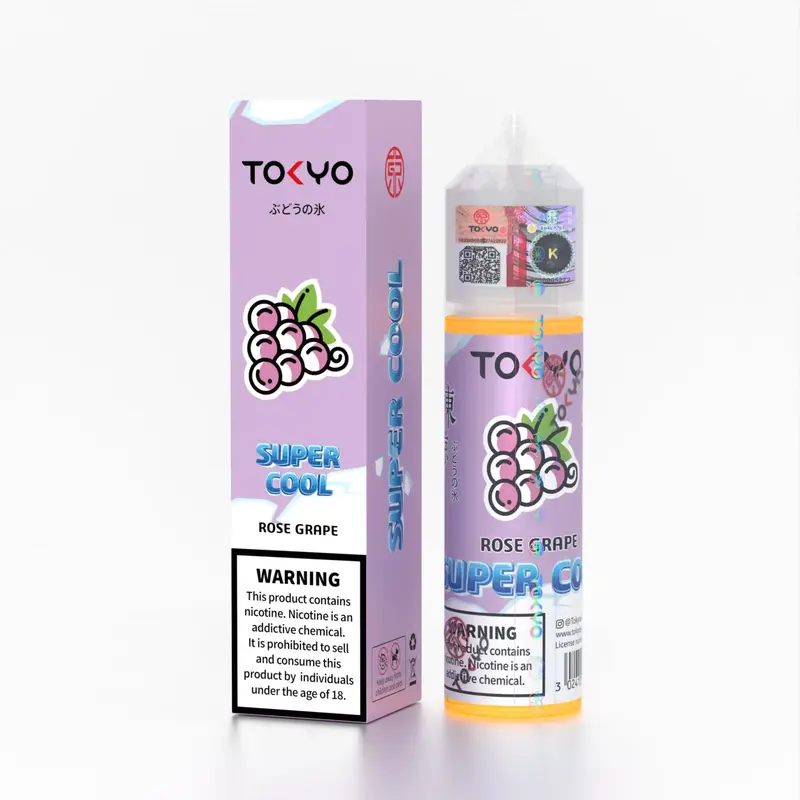 Rose Grape Tokyo Super Cool 60ml now available
