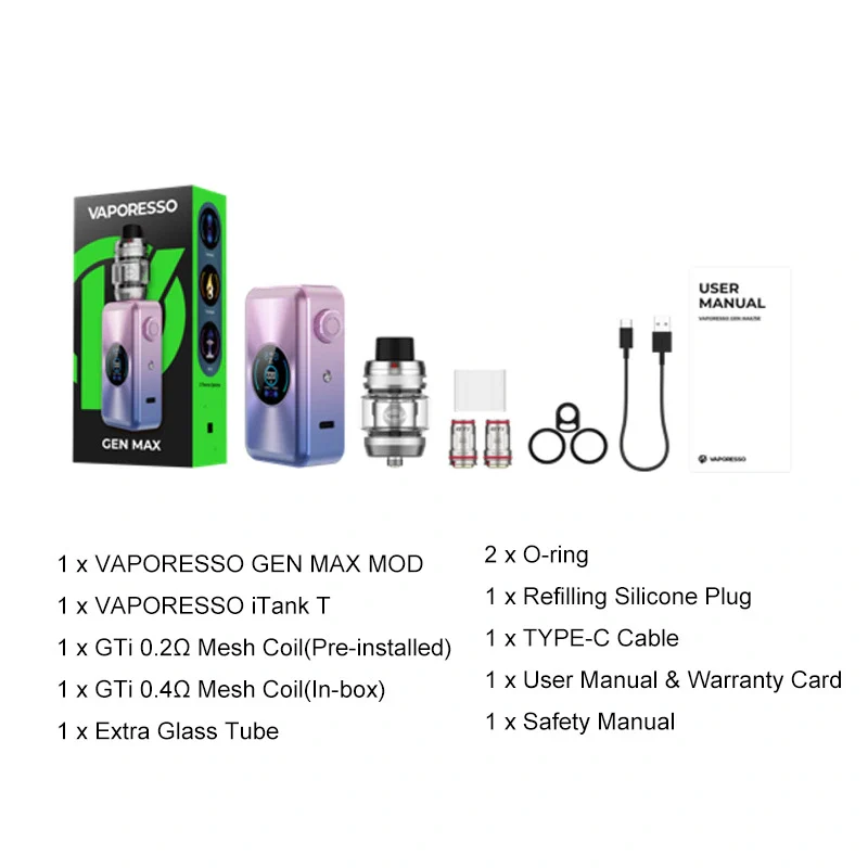 vaporesso gen max box