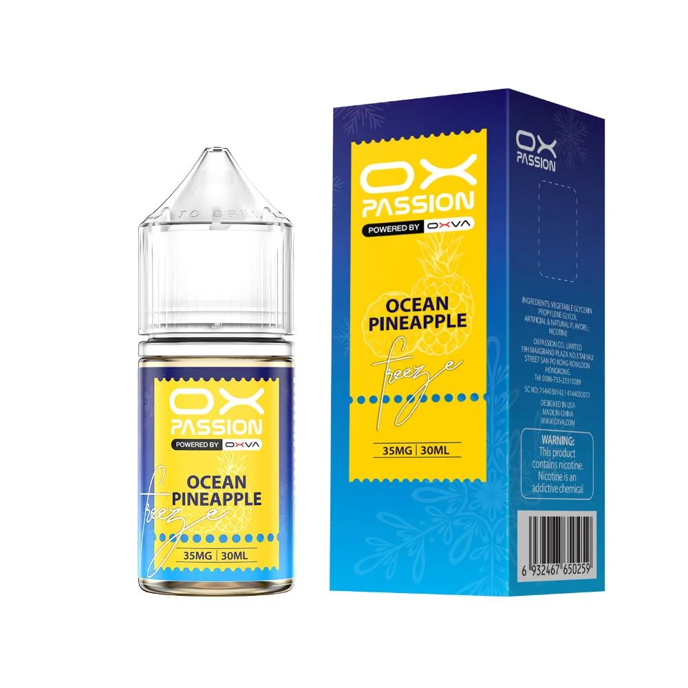 Ocean Pineapple Ox Passion Freeze 30ml ice nicsalt flavor