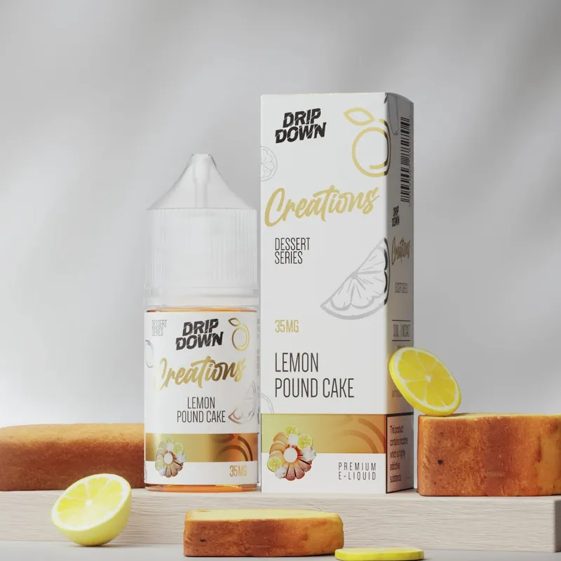 Lemon pound cake drip down creations dessert 30ml