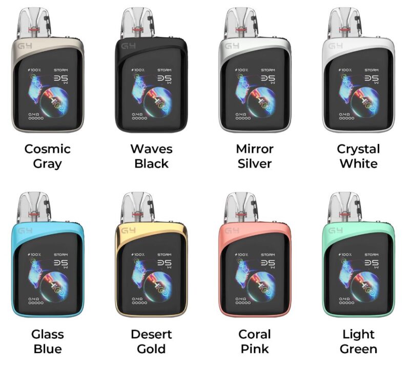 All 8 colors of Uwell Caliburn G4 pro koko pod kit in Pakistan and all over world market.