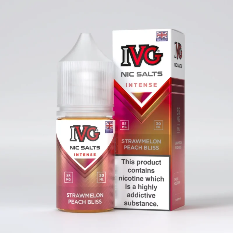 Strawmelon peach bliss 30ml IVG salt nicotine