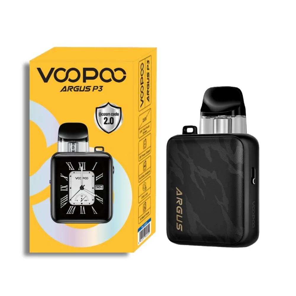 BLACK LEATHER VOOPOO ARGUS P3