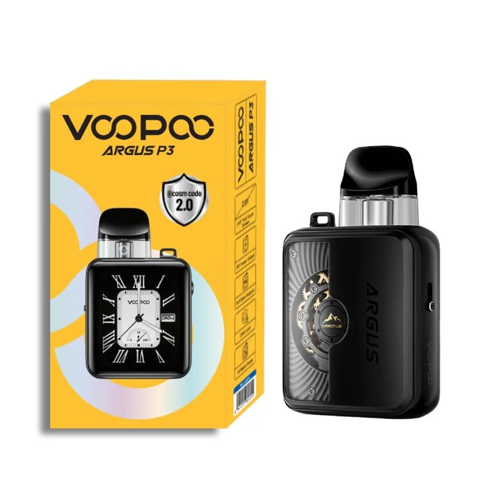 metal black voopoo argus p3 pod kit
