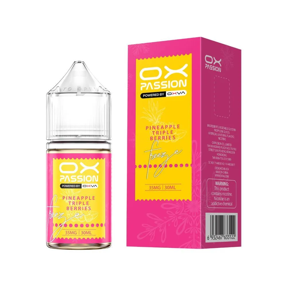 Pineapple Triple Berries Ox Passion Freeze 30ml shop online best price in Pakistan