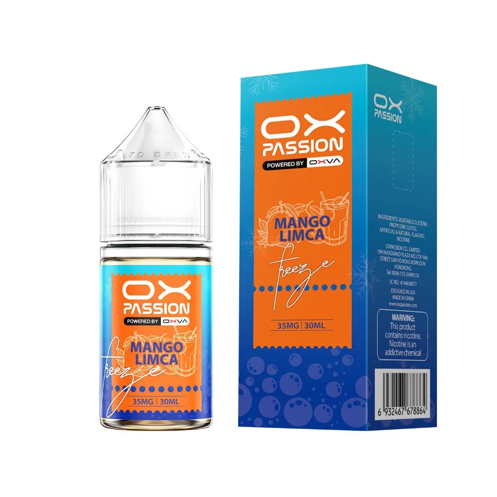 Mango Limca Ox Passion Freeze 30ml 35mg 55mg best price in Pakistan