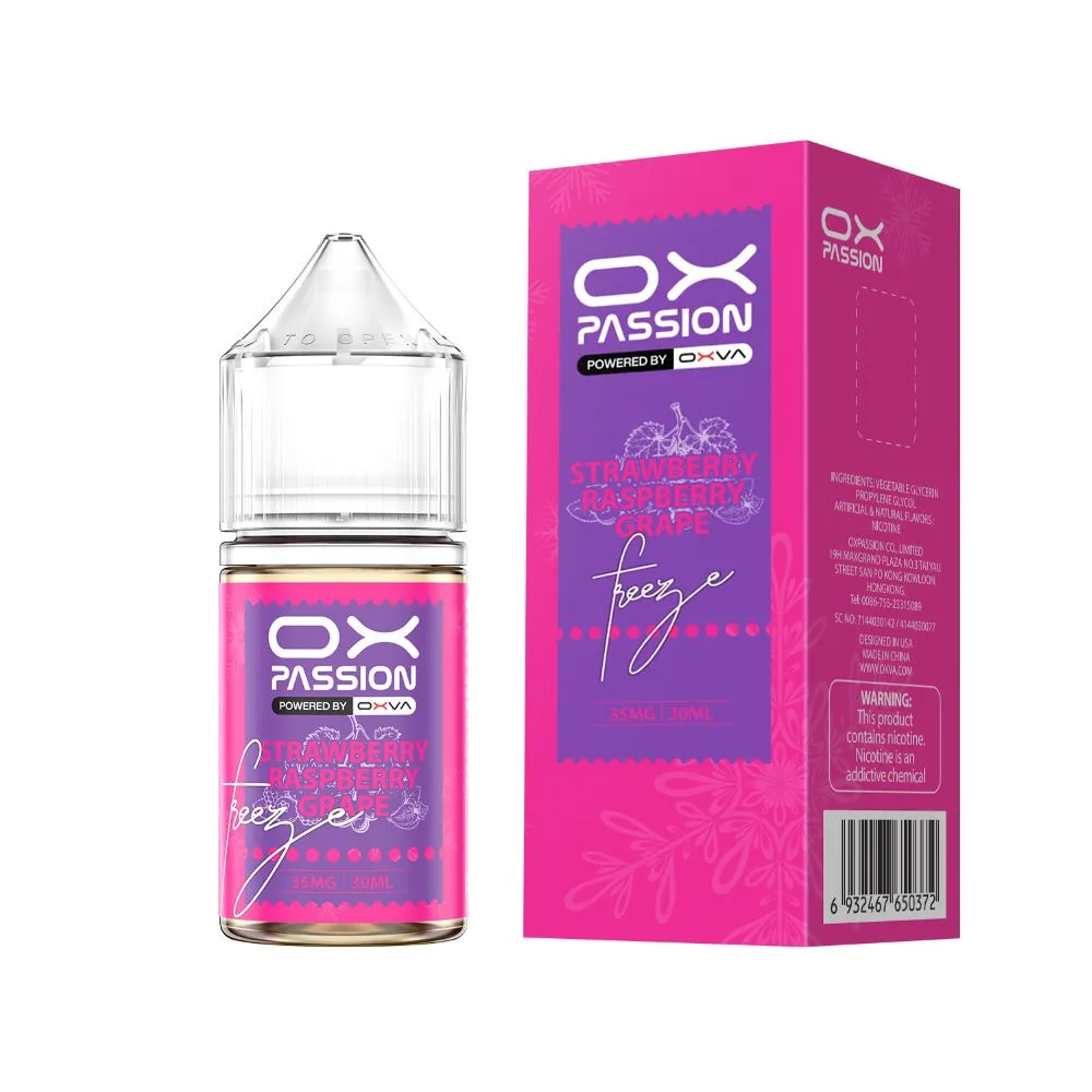 Strawberry Raspberry Grape Ox Passion Freeze 30ml OXVA nicsalt new flavors